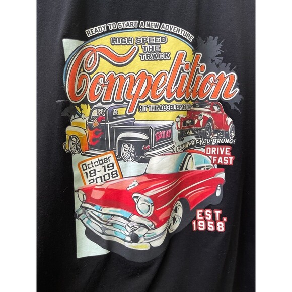 Competition race track black shirt size XS - Picture 2 of 6